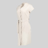 VESTIDO BOTON FORRADO VIVAZ X.LINEN GARYS