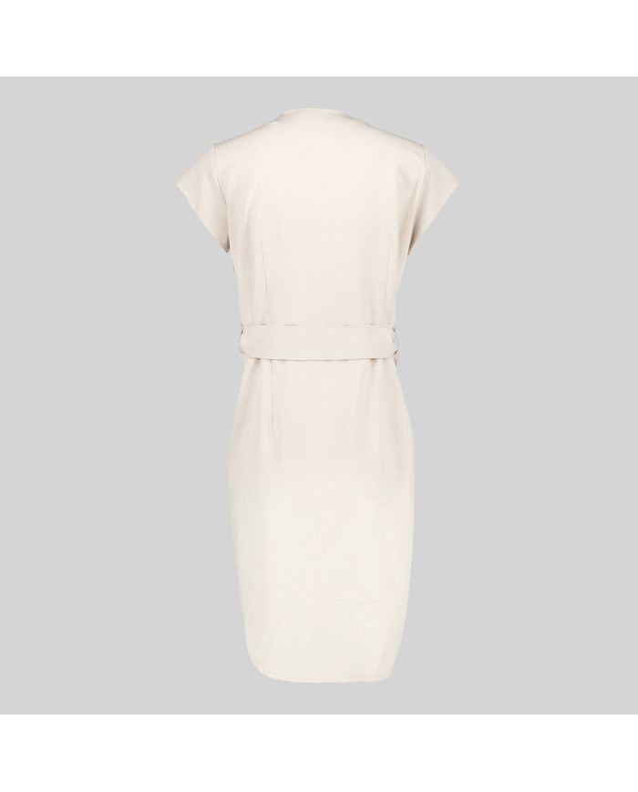 VESTIDO BOTON FORRADO VIVAZ X.LINEN GARYS