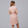 VESTIDO BOTON FORRADO VIVAZ X.LINEN GARYS