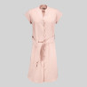 VESTIDO BOTON FORRADO VIVAZ X.LINEN GARYS