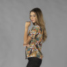 CAMISA MUJER CUELLO SOLAPA HAWAIANA GARYS