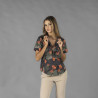CAMISA MUJER CUELLO SOLAPA HAWAIANA GARYS