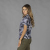 CAMISA MUJER CUELLO SOLAPA HAWAIANA GARYS