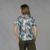 CAMISA MUJER CUELLO SOLAPA HAWAIANA GARYS