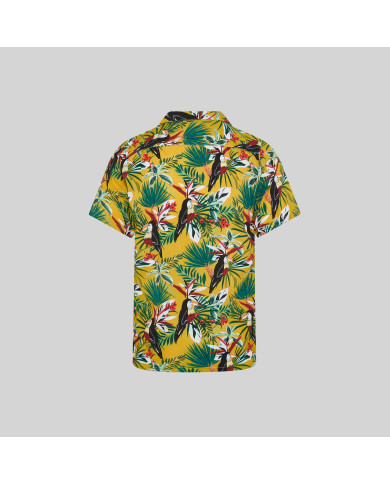 CAMISA HOMBRE CUELLO SOLAPA HAWAI GARYS