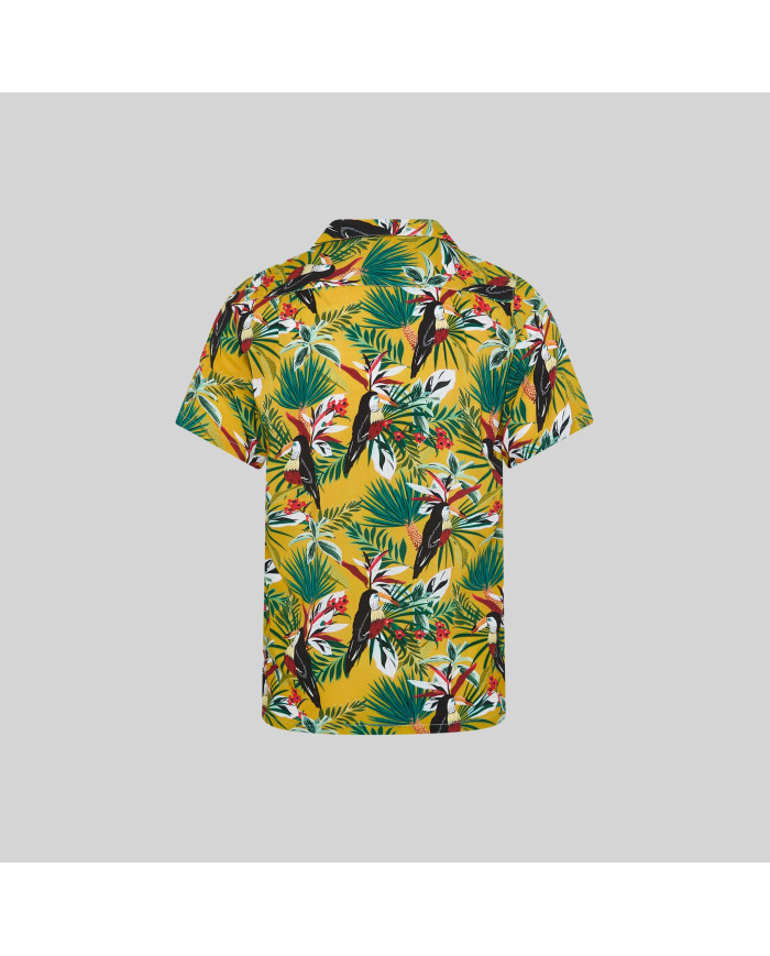 CAMISA HOMBRE CUELLO SOLAPA HAWAI GARYS