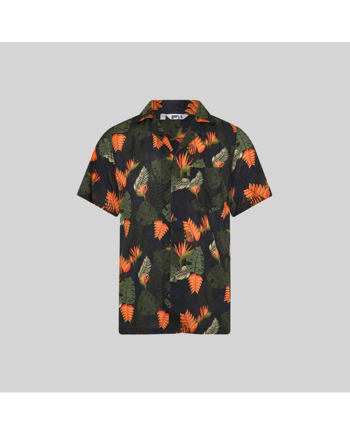 CAMISA HOMBRE CUELLO SOLAPA HAWAI GARYS
