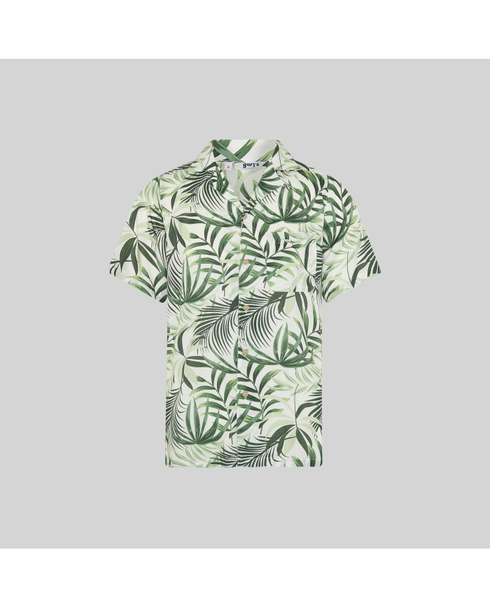 CAMISA HOMBRE CUELLO SOLAPA HAWAI GARYS