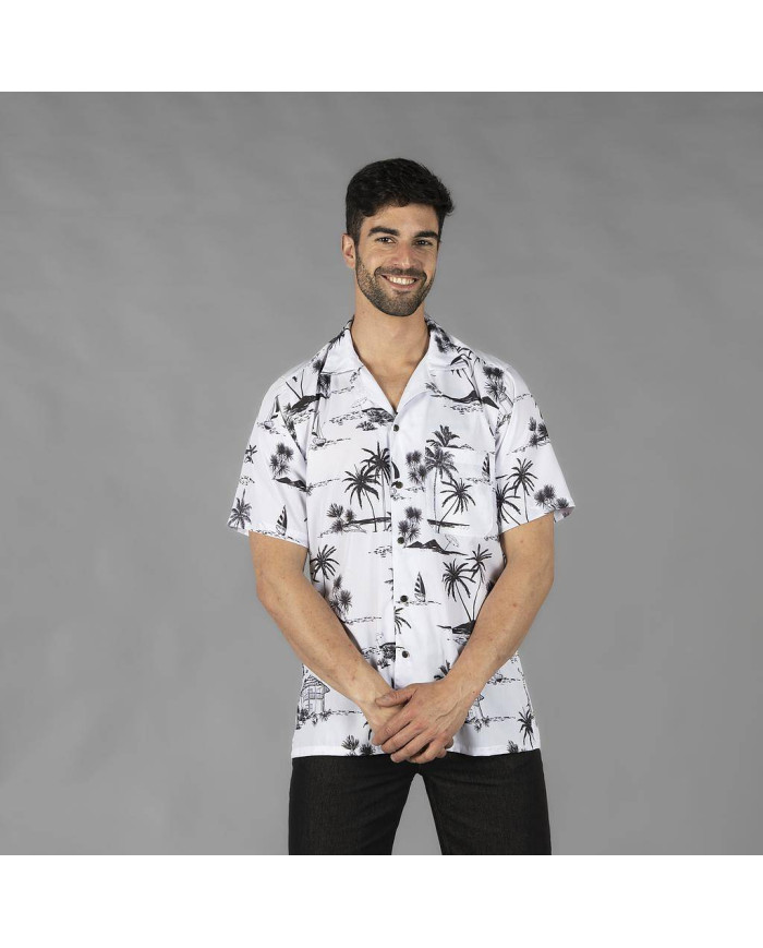 CAMISA HOMBRE CUELLO SOLAPA HAWAI GARYS