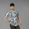 CAMISA HOMBRE CUELLO SOLAPA HAWAI GARYS