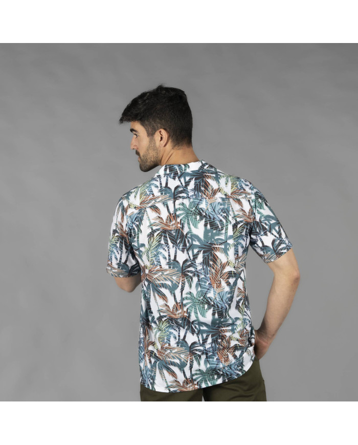CAMISA HOMBRE CUELLO SOLAPA HAWAI GARYS