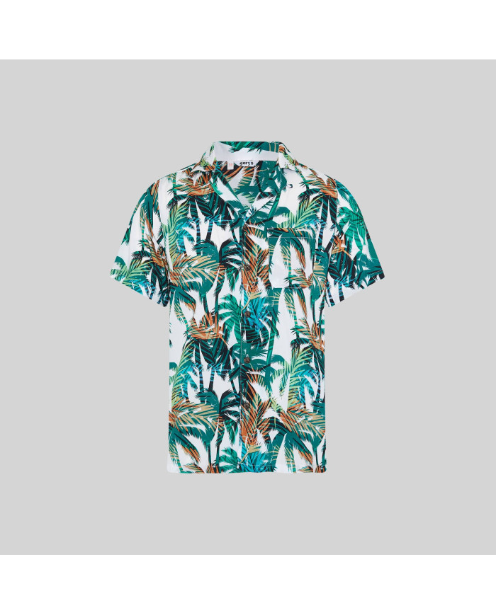 CAMISA HOMBRE CUELLO SOLAPA HAWAI GARYS