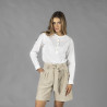 CAMISA MUJER LINO/COTTON CUELLO MAO KAULA GARYS