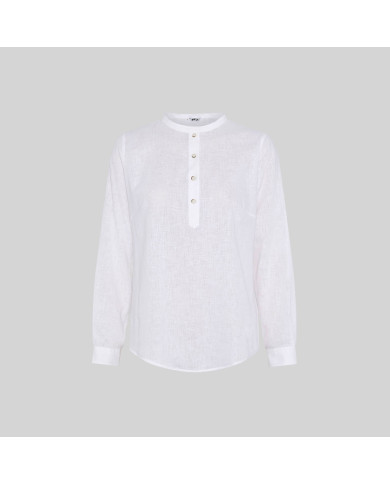 CAMISA MUJER LINO/COTTON CUELLO MAO KAULA GARYS