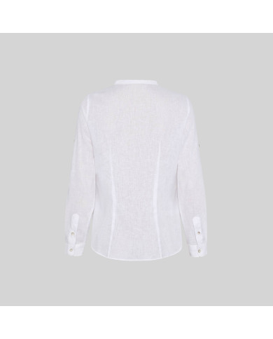 CAMISA MUJER LINO/COTTON CUELLO MAO KAULA GARYS