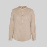 CAMISA MUJER LINO/COTTON CUELLO MAO KAULA GARYS