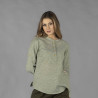 CAMISA MUJER LINO/COTTON CUELLO MAO KAULA GARYS