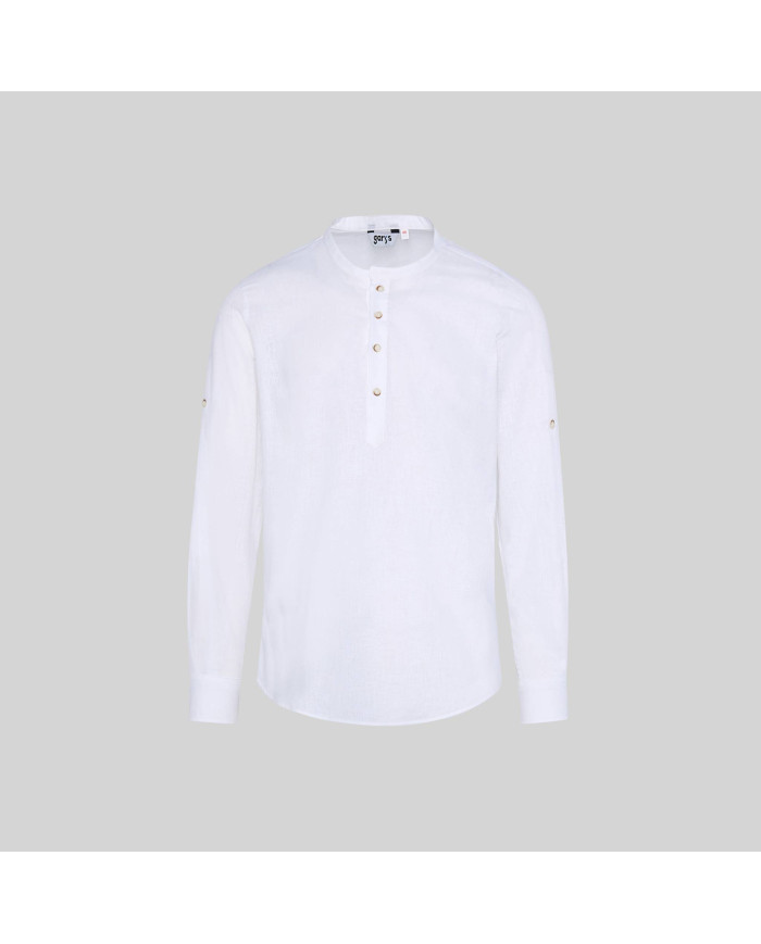 CAMISA HOMBRE LINO/COTTON CUELLO MAO TIWI GARYS