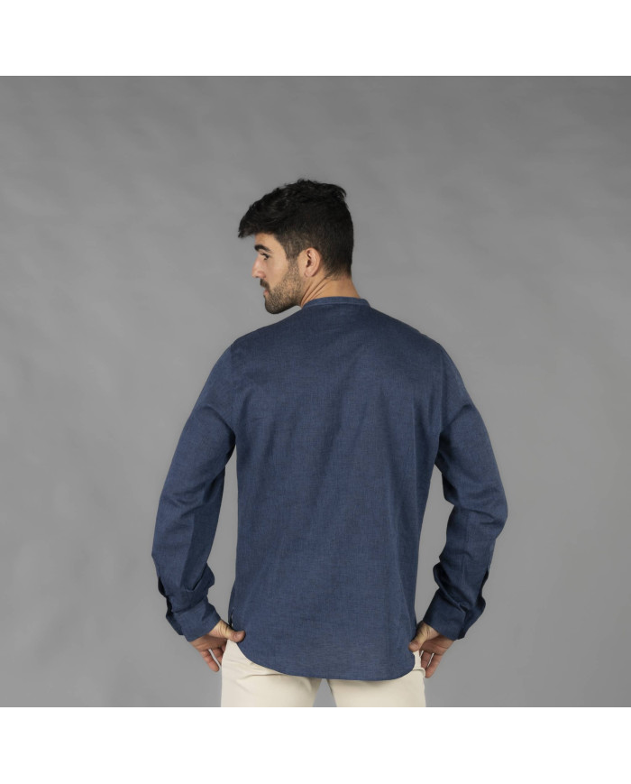 CAMISA HOMBRE LINO/COTTON CUELLO MAO TIWI GARYS
