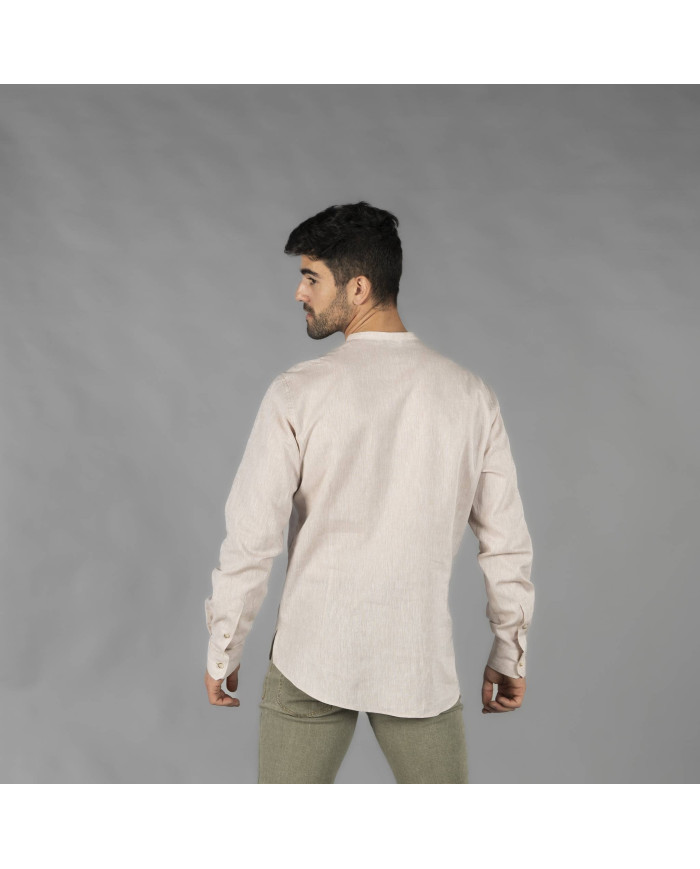CAMISA HOMBRE LINO/COTTON CUELLO MAO TIWI GARYS