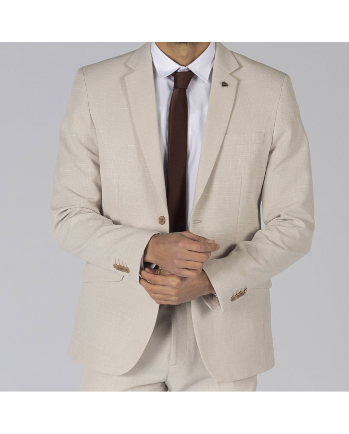 AMERICANA HOMBRE 2 BOTONES SLIM FIT X.LINEN GARYS