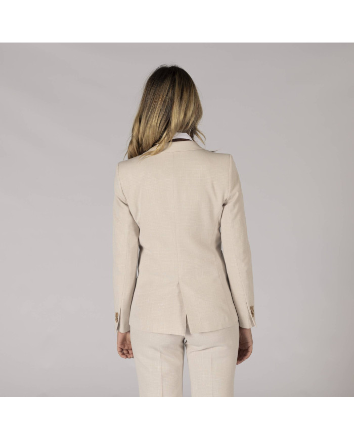AMERICANA MUJER 1 BOTON X.LINEN GARYS