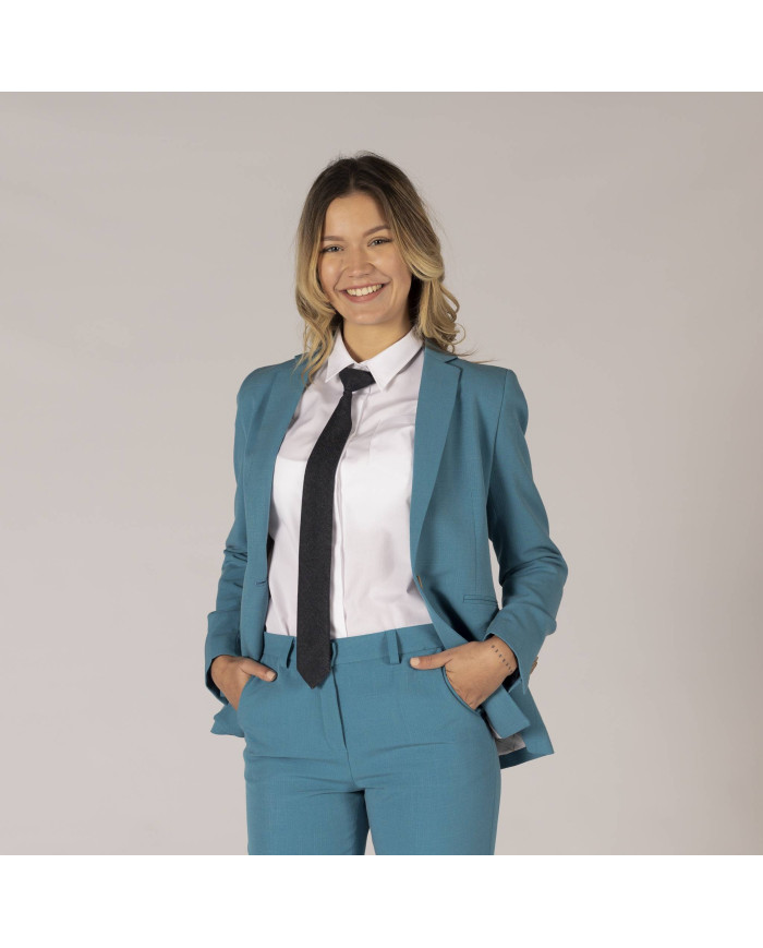 AMERICANA MUJER 1 BOTON X.LINEN GARYS