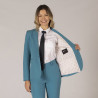 AMERICANA MUJER 1 BOTON X.LINEN GARYS