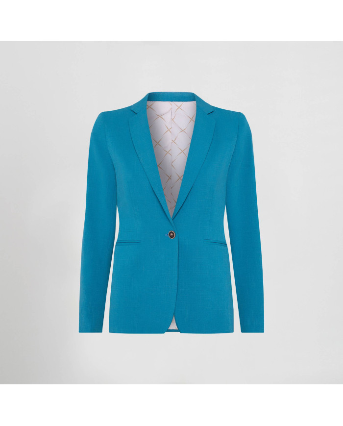 AMERICANA MUJER 1 BOTON X.LINEN GARYS