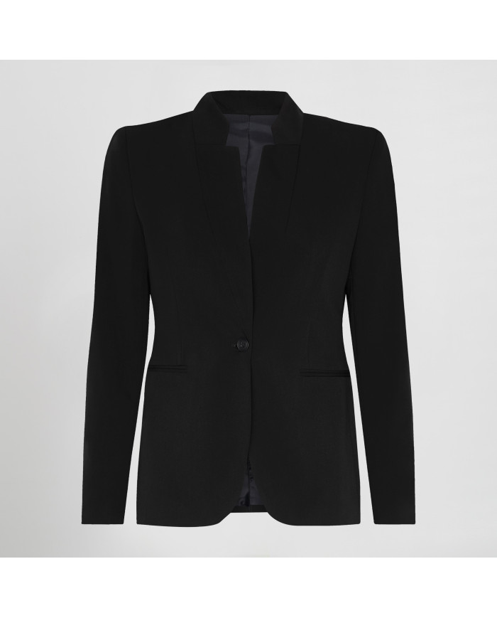 AMERICANA MUJER 1 BOTON SOLAPA INVERTIDA TRIVIAL GARYS