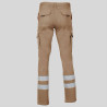 PANTALON UNISEX MULTIBOLSILLOS ELASTICO GAMO 2 BANDAS REFLECTANTES GARYS