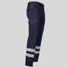 PANTALON UNISEX MULTIBOLSILLOS ELASTICO GAMO 2 BANDAS REFLECTANTES GARYS