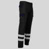 PANTALON UNISEX MULTIBOLSILLOS ELASTICO GAMO COMBI + 2 BANDAS REFLECT. GARYS