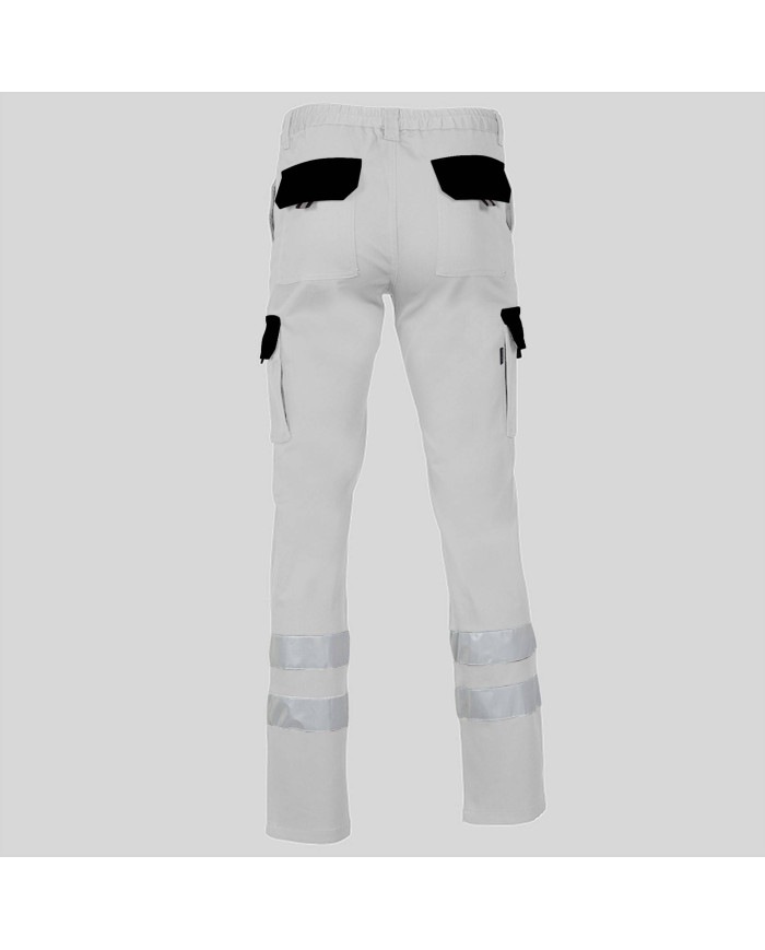 PANTALON UNISEX MULTIBOLSILLOS ELASTICO GAMO COMBI + 2 BANDAS REFLECT. GARYS