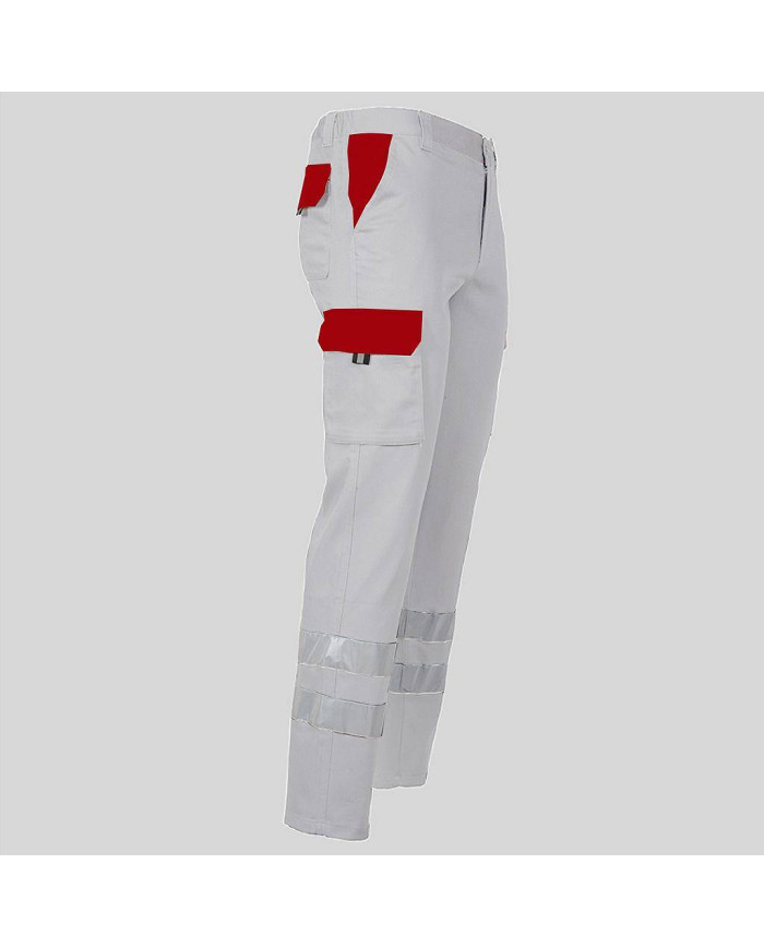 PANTALON UNISEX MULTIBOLSILLOS ELASTICO GAMO COMBI + 2 BANDAS REFLECT. GARYS