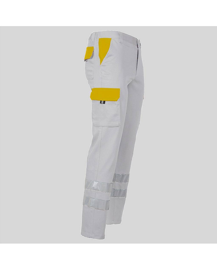 PANTALON UNISEX MULTIBOLSILLOS ELASTICO GAMO COMBI + 2 BANDAS REFLECT. GARYS