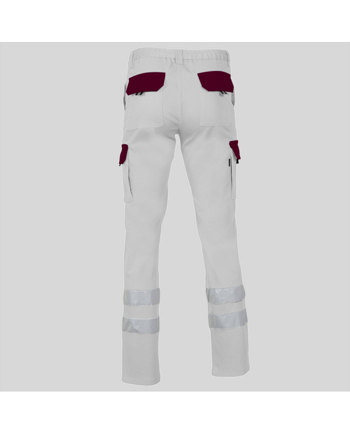 PANTALON UNISEX MULTIBOLSILLOS ELASTICO GAMO COMBI + 2 BANDAS REFLECT. GARYS