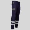 PANTALON UNISEX MULTIBOLSILLOS ELASTICO GAMO COMBI + 2 BANDAS REFLECT. GARYS