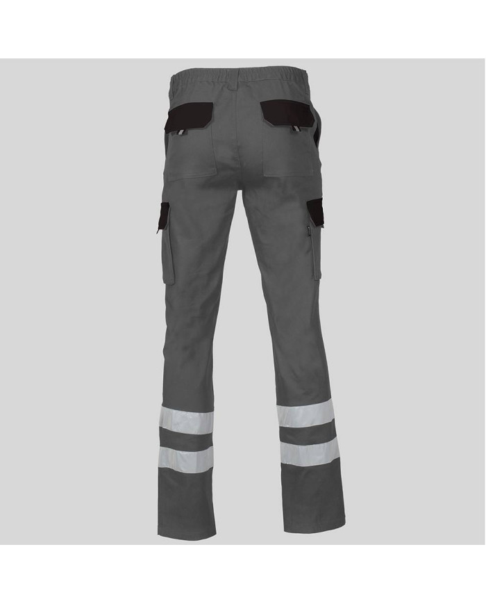 PANTALON UNISEX MULTIBOLSILLOS ELASTICO GAMO COMBI + 2 BANDAS REFLECT. GARYS