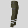 PANTALON UNISEX MULTIBOLSILLOS ELASTICO GAMO COMBI + 2 BANDAS REFLECT. GARYS