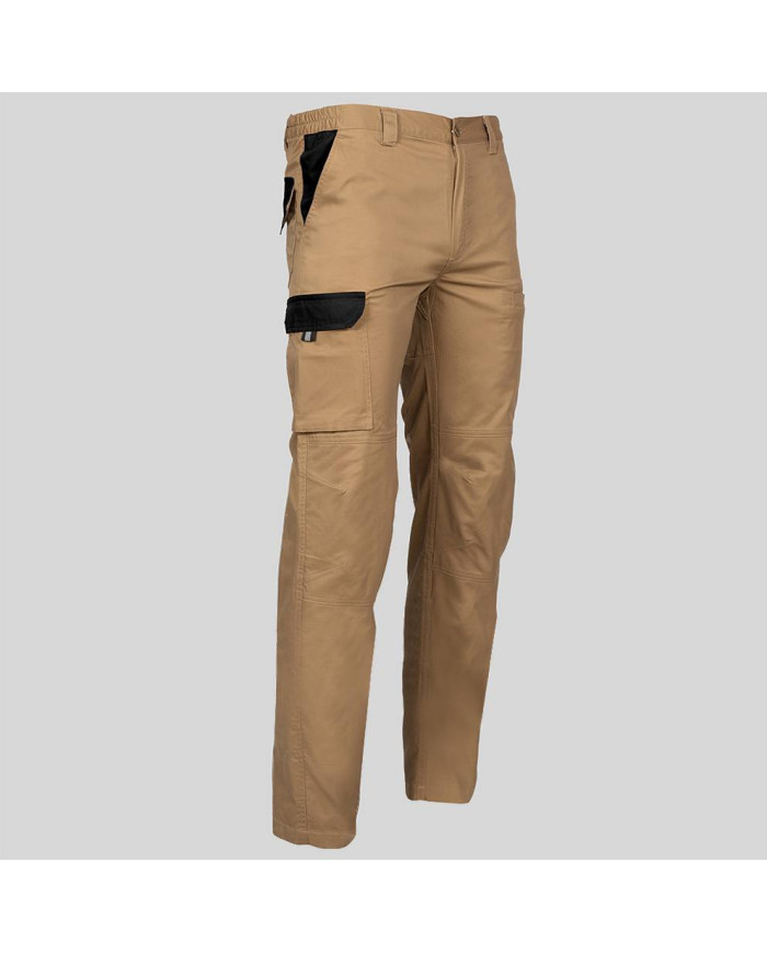 PANTALON UNISEX MULTIBOLSILLOS ELASTICO ARCE COMBINADO GARYS