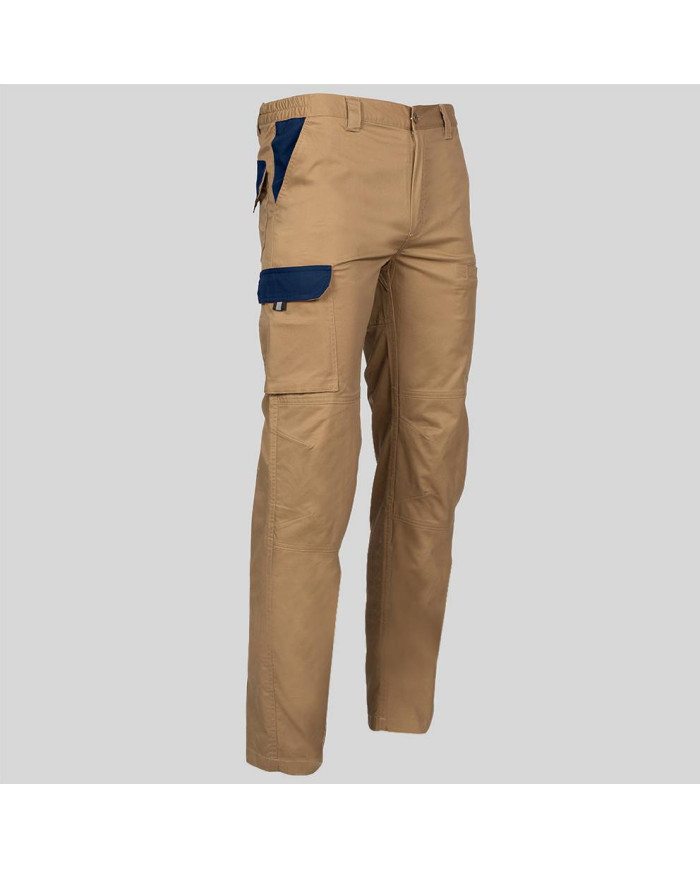PANTALON UNISEX MULTIBOLSILLOS ELASTICO ARCE COMBINADO GARYS