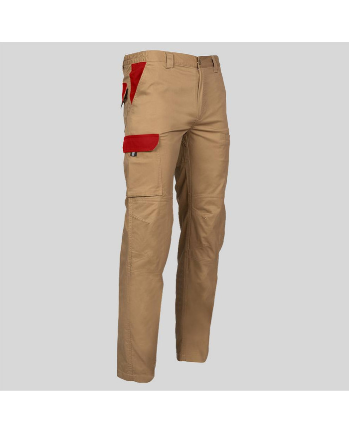 PANTALON UNISEX MULTIBOLSILLOS ELASTICO ARCE COMBINADO GARYS