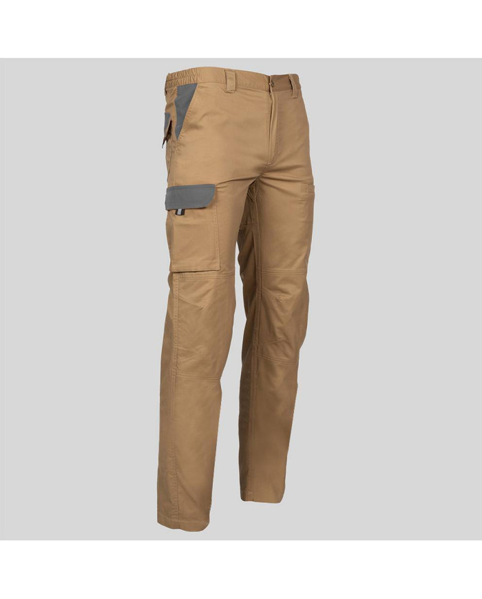PANTALON UNISEX MULTIBOLSILLOS ELASTICO ARCE COMBINADO GARYS