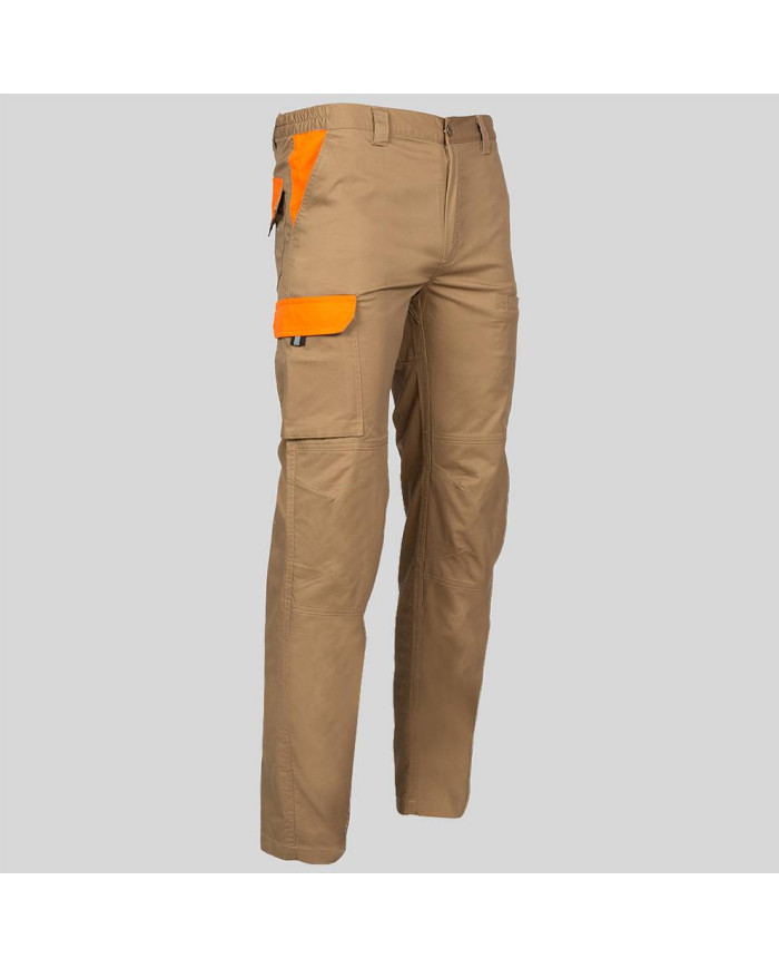 PANTALON UNISEX MULTIBOLSILLOS ELASTICO ARCE COMBINADO GARYS