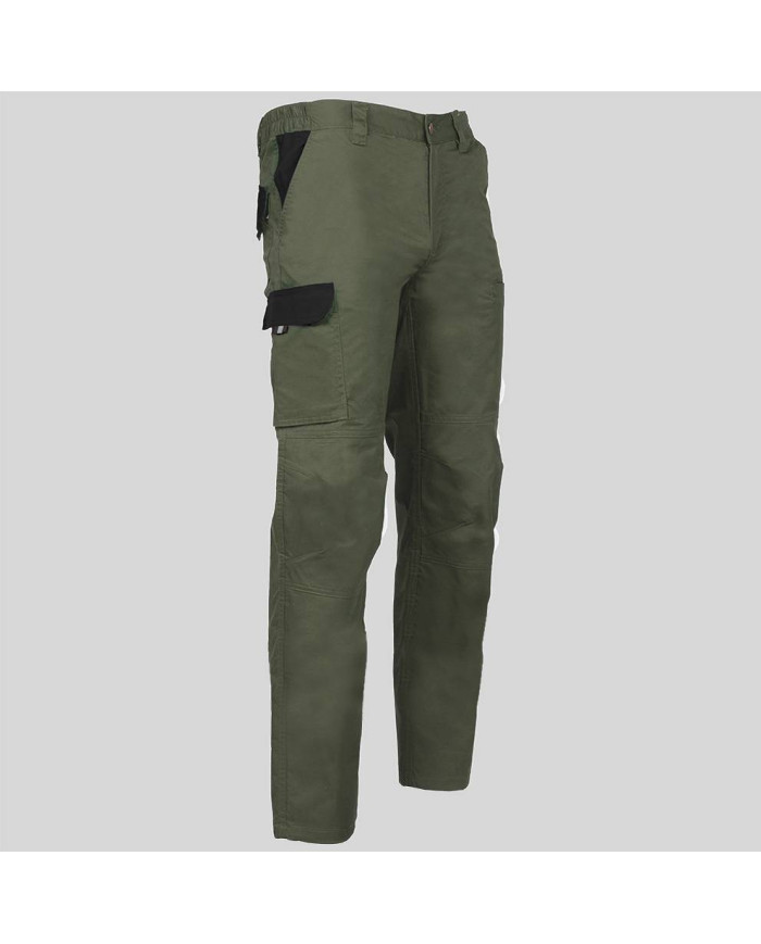 PANTALON UNISEX MULTIBOLSILLOS ELASTICO ARCE COMBINADO GARYS