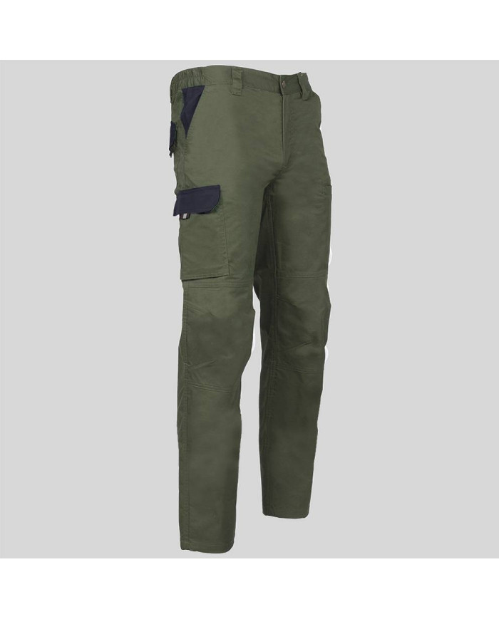 PANTALON UNISEX MULTIBOLSILLOS ELASTICO ARCE COMBINADO GARYS