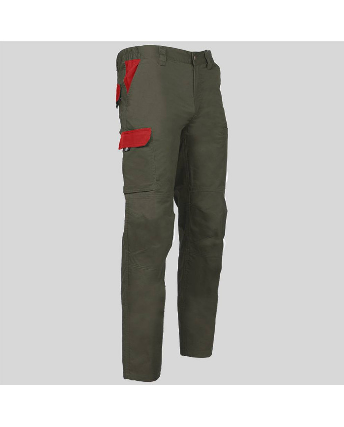PANTALON UNISEX MULTIBOLSILLOS ELASTICO ARCE COMBINADO GARYS