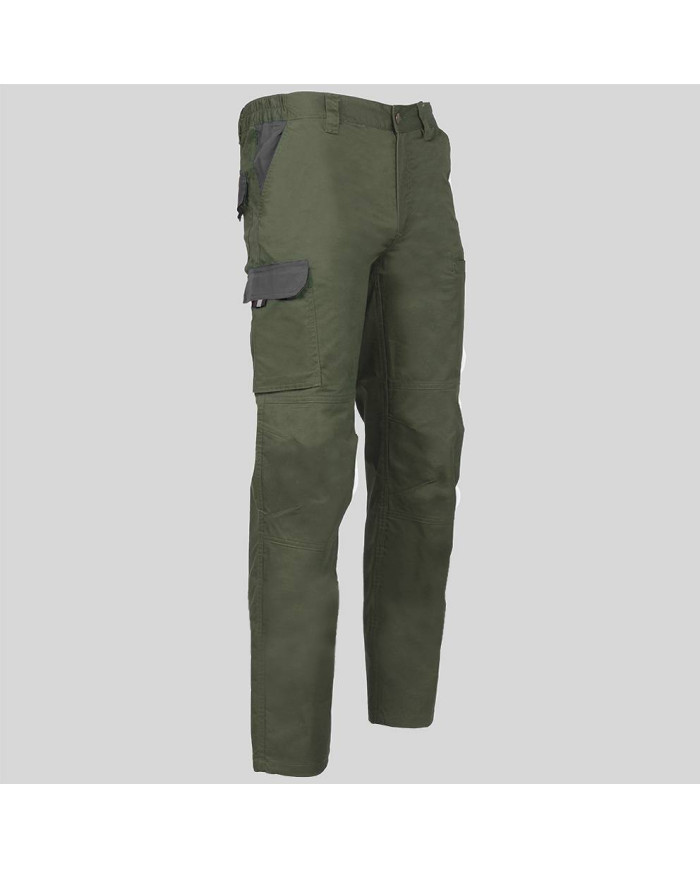 PANTALON UNISEX MULTIBOLSILLOS ELASTICO ARCE COMBINADO GARYS