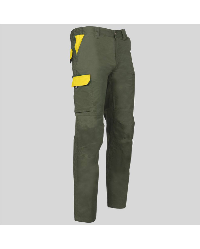 PANTALON UNISEX MULTIBOLSILLOS ELASTICO ARCE COMBINADO GARYS
